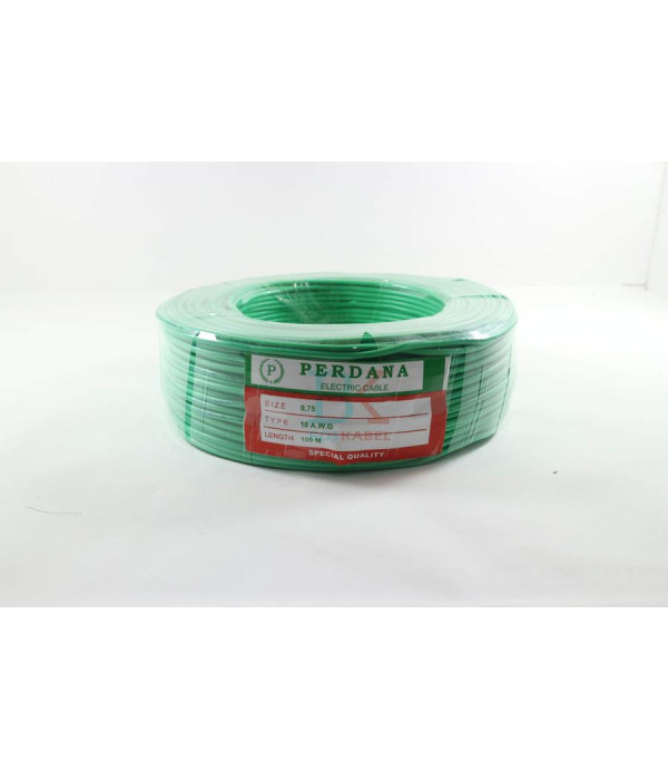 kabel nyaf kabel serabut /kabel serabut - Hitam, 0.75 mm 100mtr