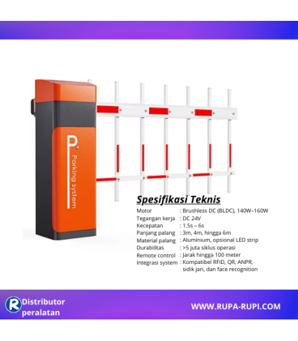 Barrier Gate Otomatis Bldc palang pagar