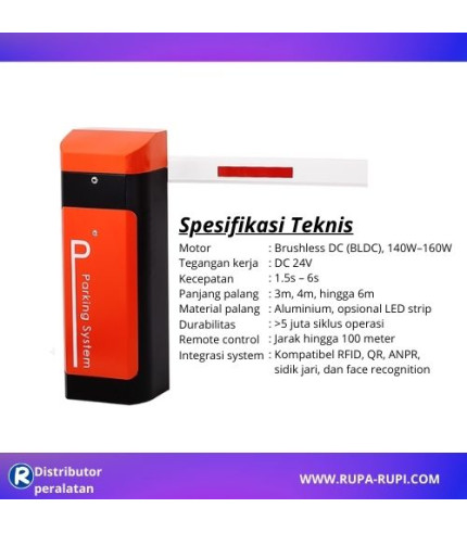 Barrier Gate Otomatis Bldc