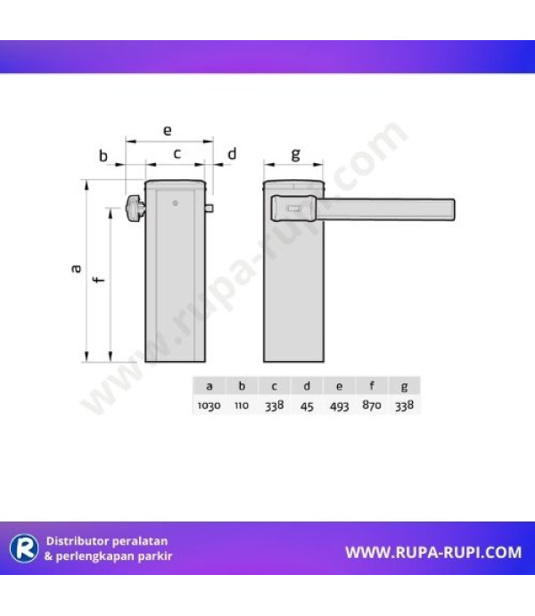 Barrier Gate BFT Giotto Ultra 36