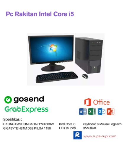 Pc Rakitan Intel Core I5 4570 