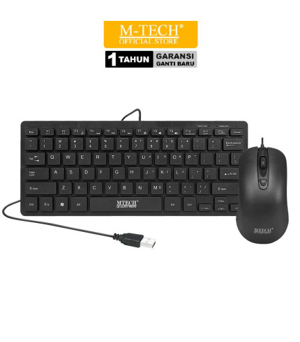 MTECH Keyboard & Mouse Combo Gratis Mousepad 
