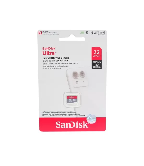 SanDisk Ultra MicroSD 32GB A1 120MB/s microSDHC UHS-I Micro SD Sandisk 32GB A1