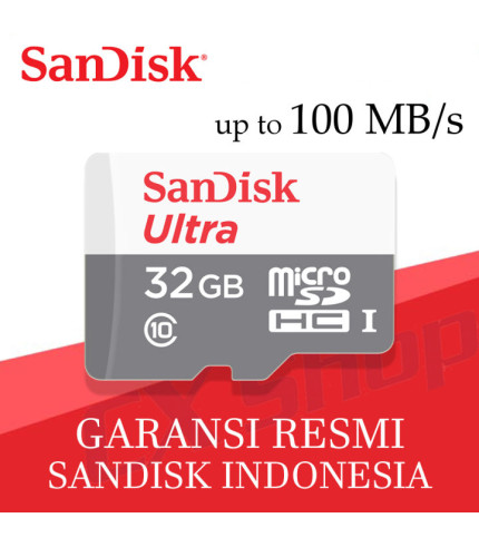 SanDisk Ultra MicroSD 32GB A1 100MB/s microSDHC UHS-I Micro SD Sandisk 32GB A1