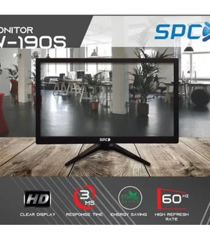 Monitor SPC LED 19 inch TN HD+ 60hz 3ms HDMI VGA