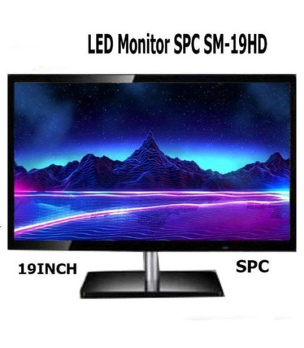 SPC Monitor Komputer LED 19 Inch HD, Garansi Resmi
