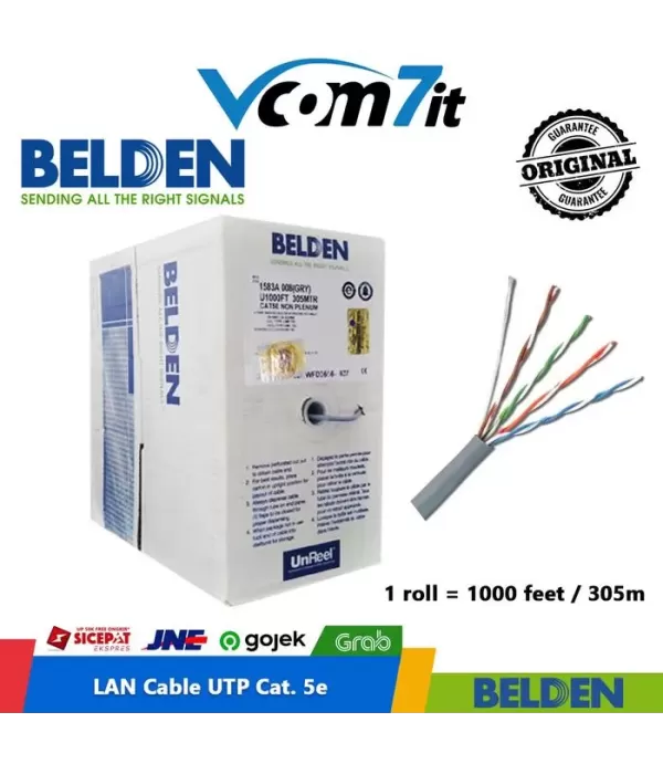 KABEL LAN BELDEN CAT5 E ORIGINAL 100%