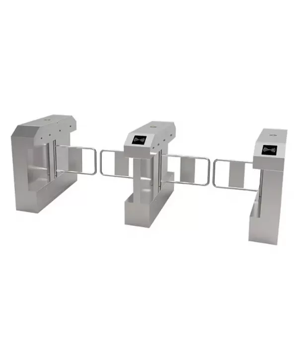 Flap barrier pintu besi Double
