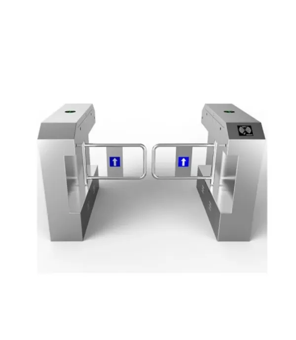 Flap barrier pintu besi Single