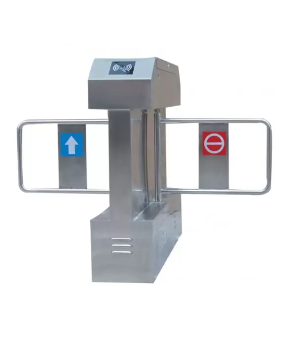 Flap barrier pintu besi Double