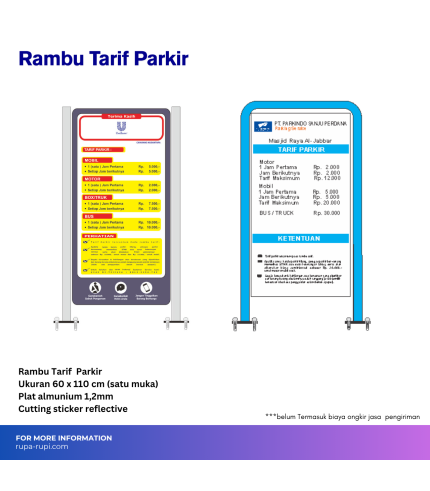 Rambu Tarif Parkir