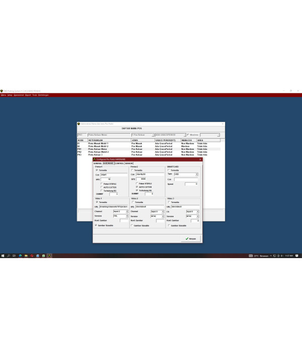 Software Parkir Linux