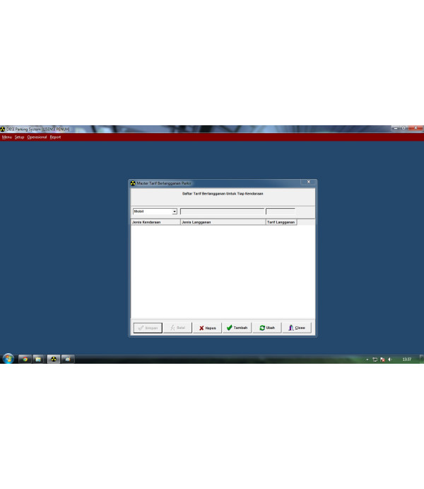 Software Parkir Linux