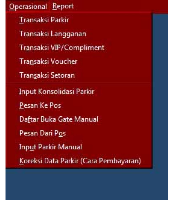 Software Parkir Linux