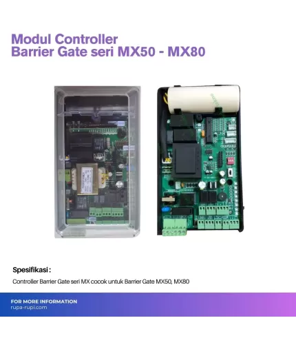 Controller Barrier Gate AC MX50 MX80