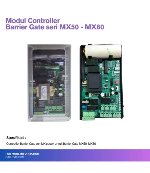 Controller Barrier Gate AC MX50 MX80