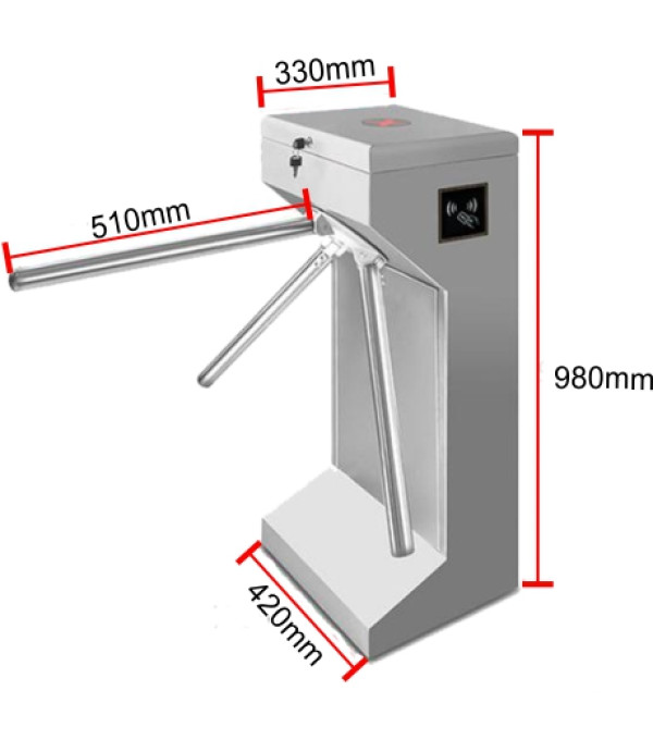 Vertikal Tripod Turnstile Single
