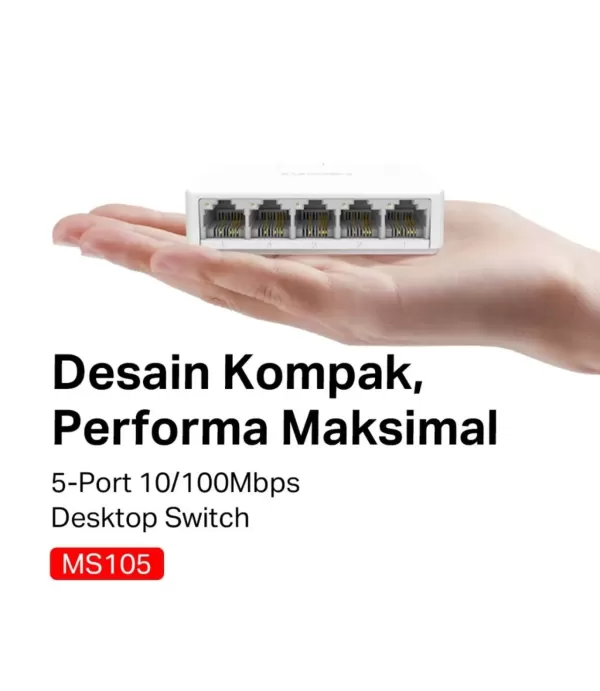 Switch Hub Ethernet TP-Link 5 Port 10/100 Mbps