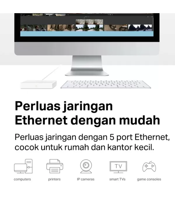 Switch Hub Ethernet TP-Link 5 Port 10/100 Mbps