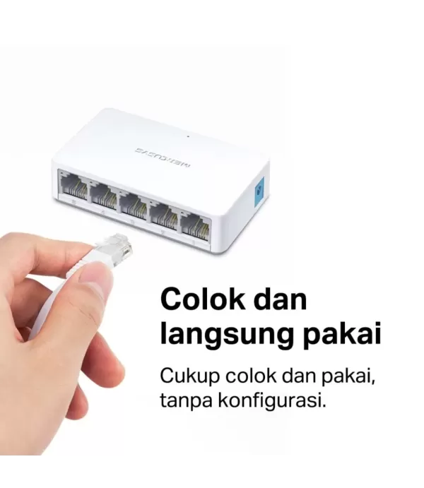 Switch Hub Ethernet TP-Link 5 Port 10/100 Mbps