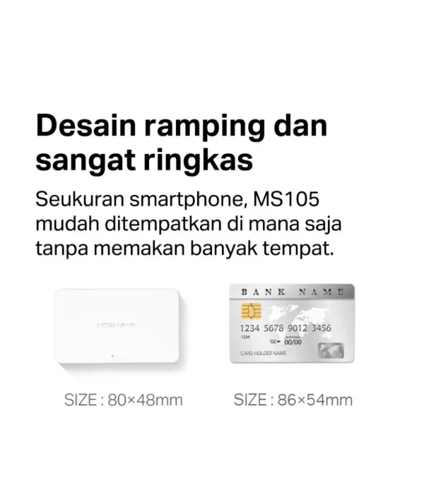Switch Hub Ethernet TP-Link 5 Port 10/100 Mbps