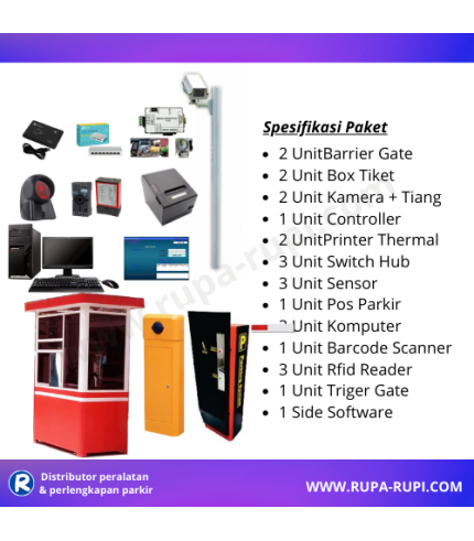 Paket parkir berbayar ( Komersil )