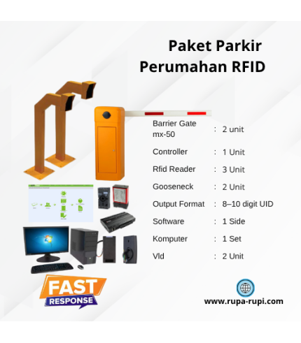 Paket parkir perumahan rfid 