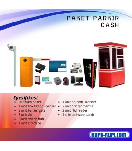 Mesin palang Parkir otomatis  pasar