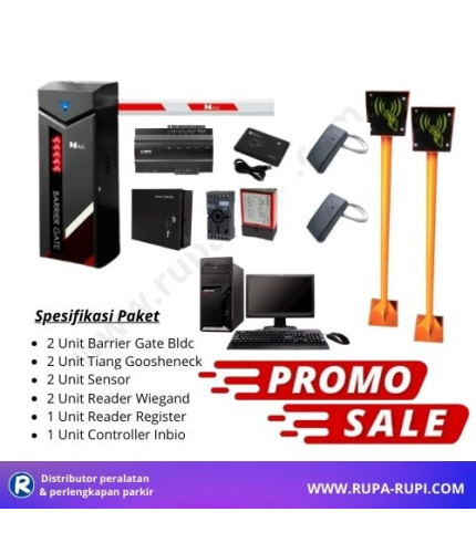 Mesin Portal Parkir Perumahan RFID Standalone 